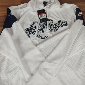 Nike Los Angeles Hoodie, White & Blue, BQ1655-100